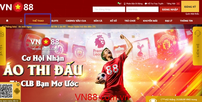 Cá cược bóng đá VN88