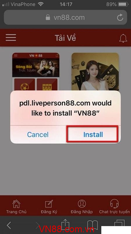 Tải VN88 iOS