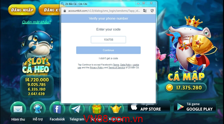 Zô bắn cá web