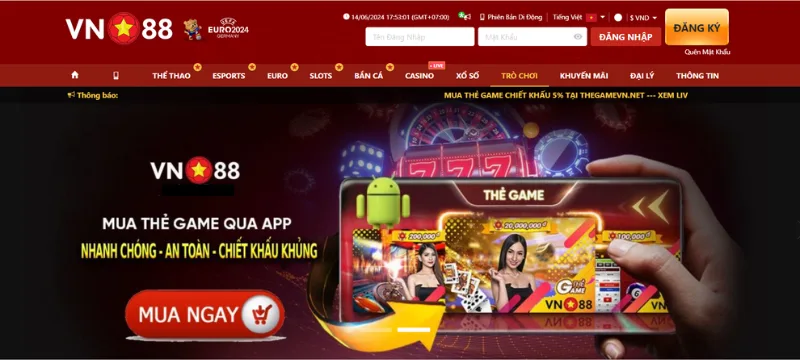VN88 là nhà cái xanh chín dành cho người Việt
