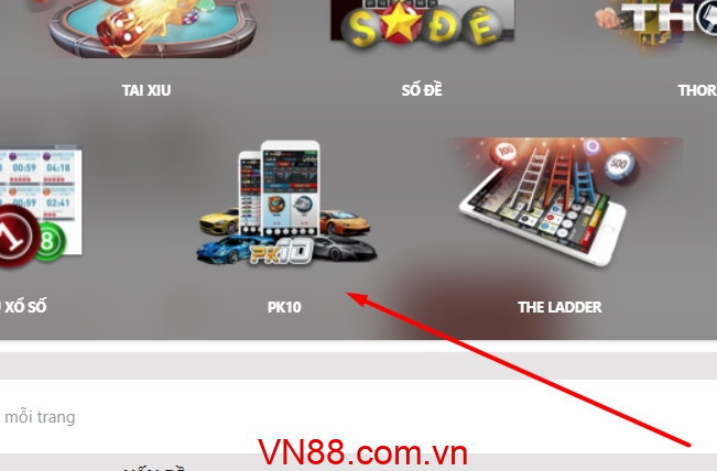 Cá cược đua xe ảo PK10 VN88
