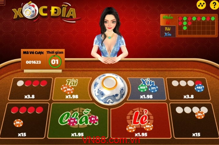 VN88 xóc đĩa