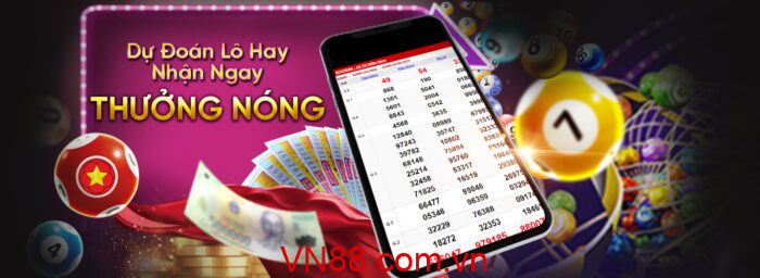 Minigame đoán lô hay VN88 - trúng thưởng liền tay